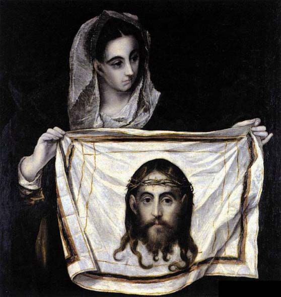 GRECO, El St Veronica Holding the Veil